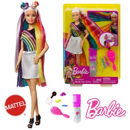 Barbie capelli arcobaleno